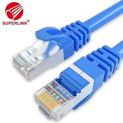 Aloqa kabeli patch kabeli RJ45 yagona qalqon FTP CAT5E
